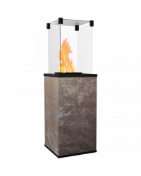 Obrázok pre Plynový ohrievač PATIO - povrchová úprava OXIDE NERO - manuálne ovládanie