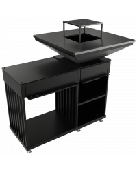 Ohnisko s grilom QUADRUM HORIZONTAL Obrázok pre Ohnisko s grilom QUADRUM HORIZONTAL