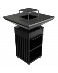 Ohnisko s grilom QUADRUM VERTICAL Obrázok pre Ohnisko s grilom QUADRUM VERTICAL