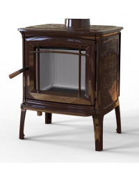 Liatinové kachle CRAFTSBURY hnedý smalt Obrázok pre Liatinové kachle CRAFTSBURY hnedý smalt