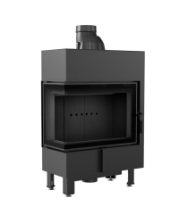 Obrázok pre Krbová vložka LUCY 12 SLIM BS ľavé presklenie s čiernym ohniskom