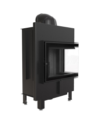 Obrázok pre Krbová vložka LUCY 12 SLIM BS pravé presklenie s čiernym ohniskom 