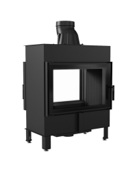 Obrázok pre Krbová vložka LUCY 14 tunelové presklenie s čiernym ohniskom