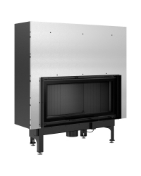 Obrázok pre Krbová vložka NADIA 14 s výsuvným otváraním dvierok s čiernym ohniskom