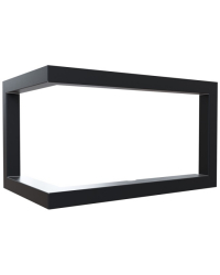 Montážny rámik 90°- 70mm pre krbové vložky NADIA 14 G ľavé presklenie Obrázok pre Montážny rámik 90°- 70mm pre krbové vložky NADIA 14 G ľavé presklenie