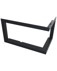 Montážny rámik 90°- 70mm pre krbové vložky NADIA 14 G pravé presklenie Obrázok pre Montážny rámik 90°- 70mm pre krbové vložky NADIA 14 G pravé presklenie