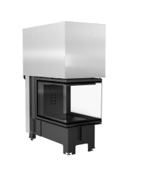 Obrázok pre Krbová vložka NBU 11 trojstranné presklenie s čiernym ohniskom