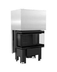 Obrázok pre Krbová vložka NBC 7 trojstranné presklenie s čiernym ohniskom