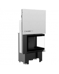 Obrázok pre Krbová vložka VN 610/430 pravé presklenie s výsuvným otváraním dvierok s čiernym ohniskom