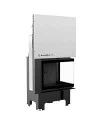 Obrázok pre Krbová vložka VN 700/480 pravé presklenie s výsuvným otváraním dvierok s čiernym ohniskom