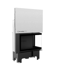 Obrázok pre Krbová vložka VN 810/410 pravé presklenie s výsuvným otváraním dvierok s čiernym ohniskom