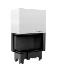 Obrázok pre Krbová vložka VN 810/410 ľavé presklenie s výsuvným otváraním dvierok s čiernym ohniskom 