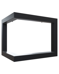 Montážny rámik 90°- 70mm pre krbové vložky VN 610/430 ľavé presklenie Obrázok pre Montážny rámik 90°- 70mm pre krbové vložky VN 610/430 ľavé presklenie