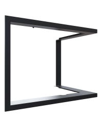 Montážny rámik 90°- 35mm pre krbové vložky VN 700/480 pravé presklenie Obrázok pre Montážny rámik 90°- 35mm pre krbové vložky VN 700/480 pravé presklenie