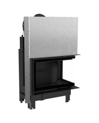Obrázok pre Krbová vložka MBM 10 BS pravé presklenie s výsuvným otváraním dvierok s čiernym ohniskom