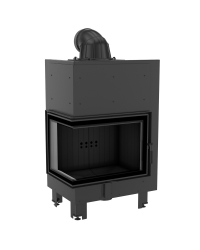 Obrázok pre Krbová vložka MBZ 13 BS ľavé presklenie s čiernym ohniskom