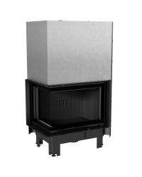 Obrázok pre Krbová vložka MBZ 13 BS ľavé presklenie s výsuvným otváraním dvierok s čiernym ohniskom