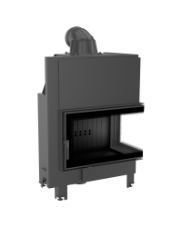 Obrázok pre Krbová vložka MBO 15 BS pravé presklenie s čiernym ohniskom