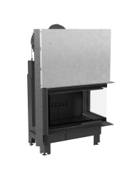 Obrázok pre Krbová vložka MBO 15 BS pravé presklenie s výsuvným otváraním dvierok s čiernym ohniskom