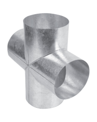 Obrázok pre Rozdvojka X okrúhla Ø100mm 