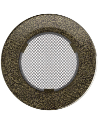 Mriežka okrúhla Ø 100 čierno-zlatá Obrázok pre Mriežka okrúhla Ø 100 čierno-zlatá