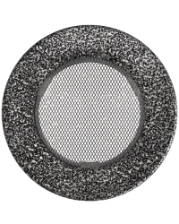 Mriežka okrúhla Ø 100 čierno-strieborná Obrázok pre Mriežka okrúhla Ø 100 čierno-strieborná