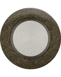 Obrázok pre Mriežka okrúhla Ø 125 čierno-zlatá