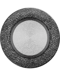 Obrázok pre Mriežka okrúhla Ø 125 čierno-strieborná 