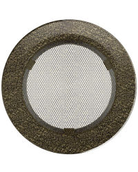 Obrázok pre Mriežka okrúhla Ø 150 čierno-zlatá