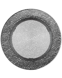 Obrázok pre Mriežka okrúhla Ø 150 čierno-strieborná 