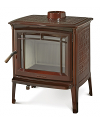 Liatinové kachle SHELBURNE hnedý smalt Obrázok pre Liatinové kachle SHELBURNE hnedý smalt