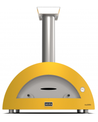 Obrázok pre Pizza pec MODERNO 5 na drevo - fire yellow