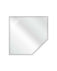 Obrázok pre Sklo pod krbové kachle päťstranné 1100x1100x6mm