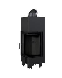 Obrázok pre Krbová vložka MBN 10 BS pravé presklenie čierne ohnisko 