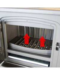 Rošt pre krbové kachle K7 pravá strana Obrázok pre Rošt pre krbové kachle K7 pravá strana