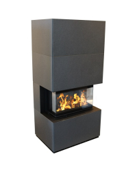 Obrázok pre Modulárny krb HOME EASY BOX - NBC 7 INDIAN BLACK trojstranné presklenie