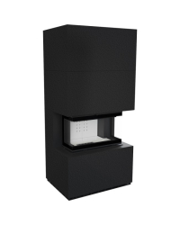 Obrázok pre Modulárny krb HOME EASY BOX - NBC 7 ZIMBABWE NERO trojstranné presklenie