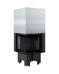 Obrázok pre Krbová vložka VN 480/480 ľavé presklenie s výsuvným otváraním dvierok s čiernym ohniskom 