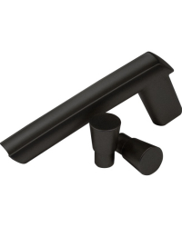 Obrázok pre Kľučka KRATKI čierna (komplet) 