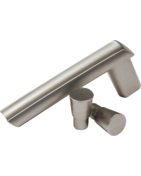 Obrázok pre Kľučka KRATKI strieborná (komplet) 