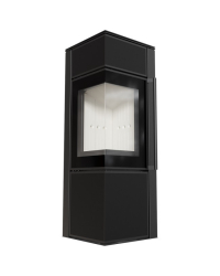 Obrázok pre Krbové kachle TORA S 8 povrchová úprava - NERO 