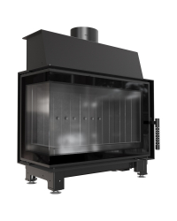 Obrázok pre Krbová vložka SIMPLE S BS ľavé presklenie s čiernym ohniskom