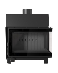 Obrázok pre Krbová vložka SIMPLE S BS pravé presklenie s čiernym ohniskom