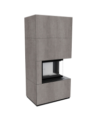 Obrázok pre Modulárny krb FLOKI pravý - povrchová úprava - NATURALI PIETRA DI SAVOIA GRIGIA BOCCIARDATA