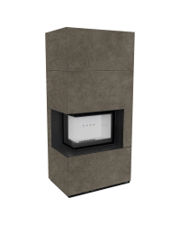 Modulárny krb FLOKI ľavý - povrchová úprava - FOKOS PIOMBO Obrázok pre Modulárny krb FLOKI ľavý - povrchová úprava - FOKOS PIOMBO