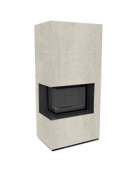 Modulárny krb FLOKI ľavý - povrchová úprava - NATURALI PIETRA DI SAVOIA PERLA BOCCIARDATA čierne ohnisko Obrázok pre Modulárny krb FLOKI ľavý - povrchová úprava - NATURALI PIETRA DI SAVOIA PERLA BOCCIARDATA čierne ohnisko