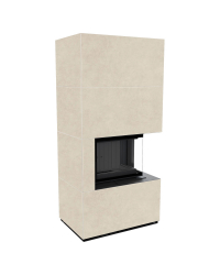 Obrázok pre Modulárny krb FLOKI pravý - povrchová úprava - FOKOS SALE čierne ohnisko