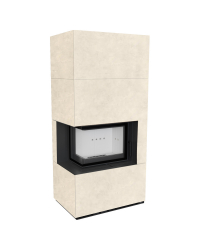 Modulárny krb FLOKI ľavý - povrchová úprava - FOKOS TALCO Obrázok pre Modulárny krb FLOKI ľavý - povrchová úprava - FOKOS TALCO