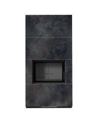 Modulárny krb FLOKI - povrchová úprava - OSSIDO NERO čierne ohnisko Obrázok pre Modulárny krb FLOKI - povrchová úprava - OSSIDO NERO čierne ohnisko