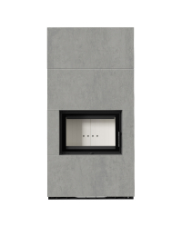 Obrázok pre Modulárny krb FLOKI - povrchová úprava - CEMENTO GRIGIO BOCCIARDATA